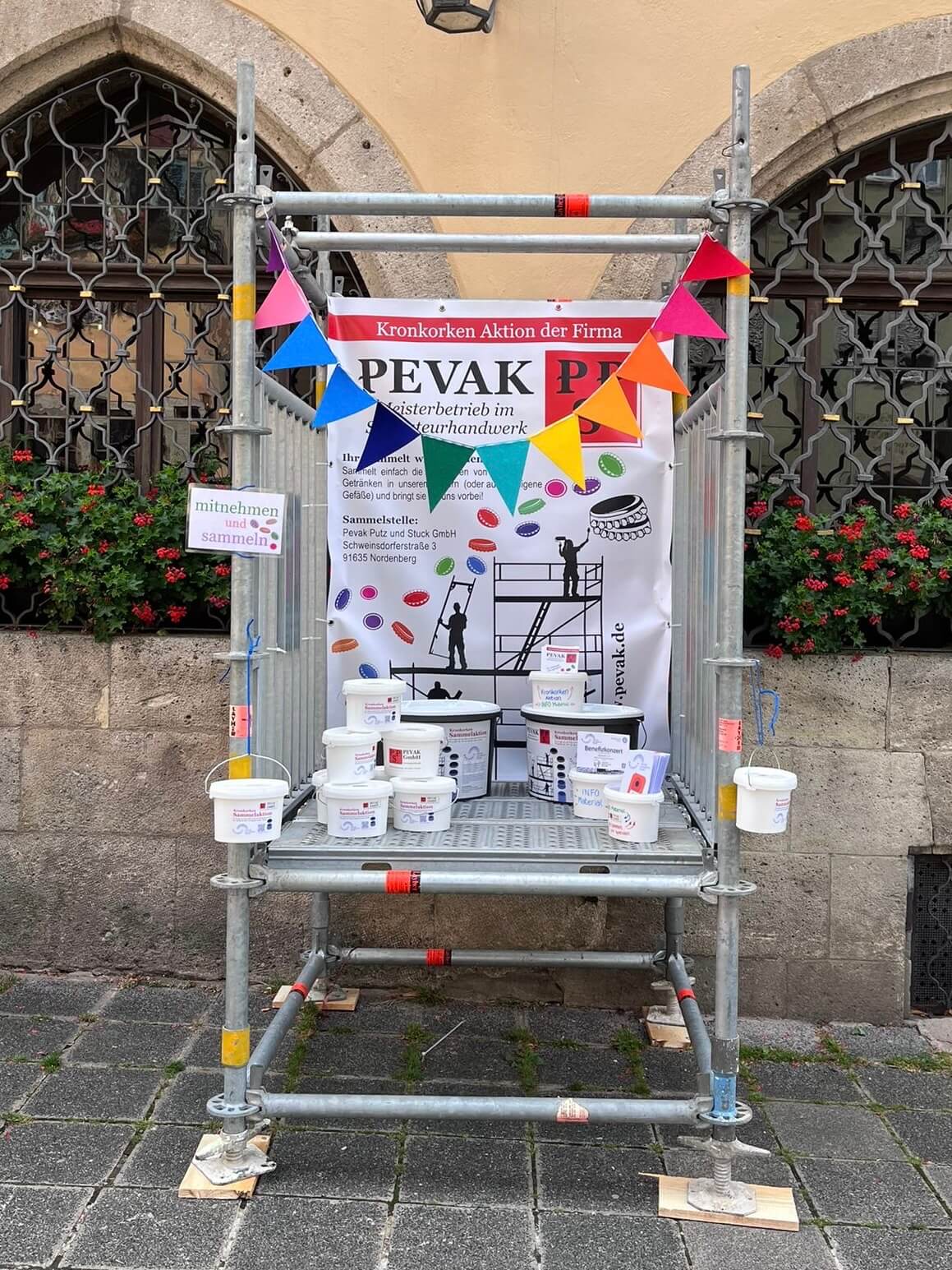 Rothenburg ist Bunt - Hauptsponsor mit unserer Sammelaktion